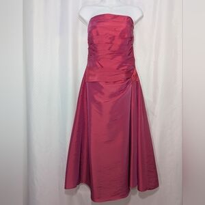 B2 Strapless Formal, Vibrant Pink, Size 14